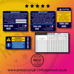 Presst SPD Electrical Sticker Bundle 2 PR-304 SPD Electrical Sticker Bundle 2 Thumbnail