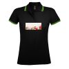 SOL'S Ladies Pasadena Tipped Cotton Piqué Polo Shirt Thumbnail