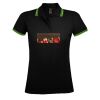 SOL'S Ladies Pasadena Tipped Cotton Piqué Polo Shirt Thumbnail