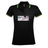 SOL'S Ladies Pasadena Tipped Cotton Piqué Polo Shirt Thumbnail