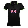 SOL'S Ladies Pasadena Tipped Cotton Piqué Polo Shirt Thumbnail